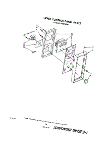 09 - Upper Control Panel , Lit / Optional parts for Whirlpool Range SE960PEPW2 from AppliancePartsPros.com