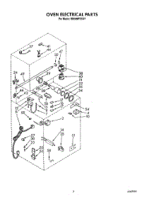 05 - Oven Electrical parts for Whirlpool Range SM988PESW7 from AppliancePartsPros.com