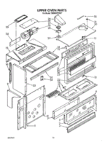 08 - Upper Oven parts for Whirlpool Range SM988PESW7 from AppliancePartsPros.com