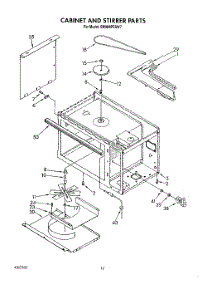 10 - Cabinet And Stirrer parts for Whirlpool Range SM988PESW7 from AppliancePartsPros.com