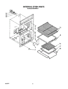 03 - Internal Oven parts for Whirlpool Oven SB130PER3 from AppliancePartsPros.com