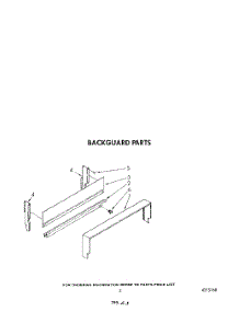 03 - Backguard parts for Whirlpool Range SF305EERW2 from AppliancePartsPros.com