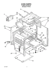 05 - Oven parts for Whirlpool Range SF310PEYQ2 from AppliancePartsPros.com