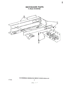03 - Backguard parts for Whirlpool Range SF310PEPW0 from AppliancePartsPros.com