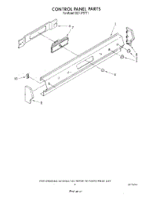 04 - Control Panel parts for Whirlpool Range SS313PSTT1 from AppliancePartsPros.com