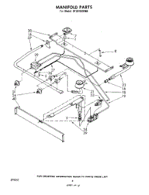 03 - Manifold parts for Whirlpool Range SF301BSKN0 from AppliancePartsPros.com