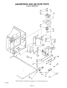 10 - Magnetron And Airflow parts for Whirlpool Range SM958PESW1 from AppliancePartsPros.com