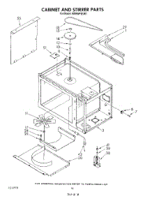 11 - Cabinet And Stirrer parts for Whirlpool Range SM958PESW1 from AppliancePartsPros.com