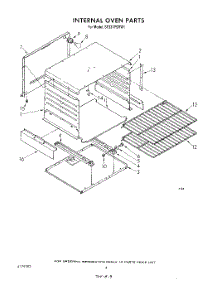 03 - Internal Oven parts for Whirlpool Range SF331PSRW1 from AppliancePartsPros.com