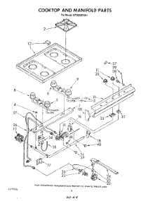 06 - Cooktop And Manifold , Literature And Optional parts for Whirlpool Range SF3000ERW1 from AppliancePartsPros.com
