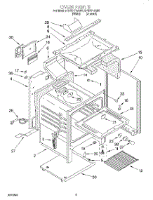 04 - Oven parts for Whirlpool Range SF314PEAN4 from AppliancePartsPros.com
