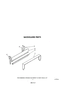 04 - Backguard parts for Whirlpool Range SF0140SRW0 from AppliancePartsPros.com