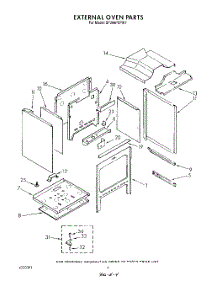 03 - External Oven parts for Whirlpool Range SF396PEPW7 from AppliancePartsPros.com