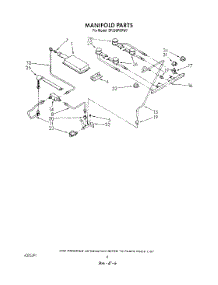 04 - Manifold parts for Whirlpool Range SF396PEPW7 from AppliancePartsPros.com