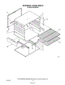 06 - Internal Oven parts for Whirlpool Range SF302EERW4 from AppliancePartsPros.com