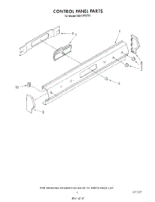 04 - Control Panel parts for Whirlpool Range SS313PETT1 from AppliancePartsPros.com