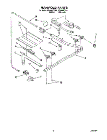 02 - Manifold parts for Whirlpool Range SF3000EYN4 from AppliancePartsPros.com