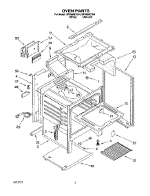04 - Oven parts for Whirlpool Range SF3000EYN4 from AppliancePartsPros.com