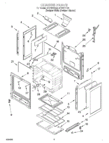04 - Chassis parts for Whirlpool Range SF375PEEQ0 from AppliancePartsPros.com