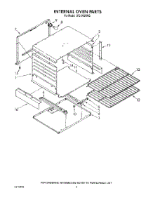 04 - Internal Oven parts for Whirlpool Range SF5100SRW3 from AppliancePartsPros.com