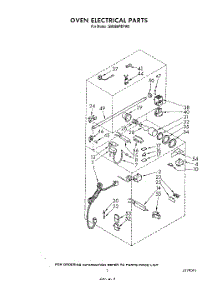 05 - Oven Electrical parts for Whirlpool Range SM988PEPW2 from AppliancePartsPros.com