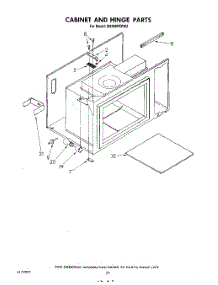13 - Cabinet And Hinge parts for Whirlpool Range SM988PEPW2 from AppliancePartsPros.com