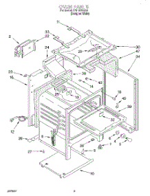 05 - Oven parts for Whirlpool Range SF310PEAQ4 from AppliancePartsPros.com