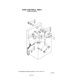 05 - Oven Electrical parts for Whirlpool Range SF375BEPW2 from AppliancePartsPros.com
