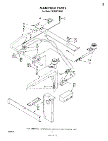 03 - Manifold parts for Whirlpool Range SE950PEKW0 from AppliancePartsPros.com