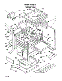 05 - Oven parts for Whirlpool Range SF387PEYQ1 from AppliancePartsPros.com
