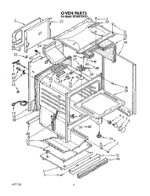 05 - Oven parts for Whirlpool Range SF386PEWW4 from AppliancePartsPros.com