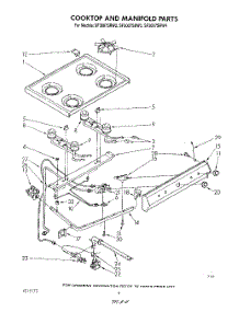 05 - Cook Top And Manifold , Literature parts for Whirlpool Range SF3007SRW4 from AppliancePartsPros.com