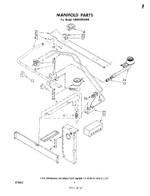 03 - Manifold parts for Whirlpool Range SM958PEKW0 from AppliancePartsPros.com