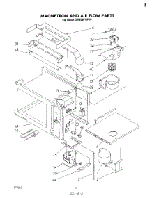 10 - Magnetron And Air Flow parts for Whirlpool Range SM958PEKW0 from AppliancePartsPros.com