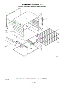 06 - Internal Oven parts for Whirlpool Range SF300BSRW3 from AppliancePartsPros.com