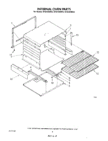 06 - Internal Oven parts for Whirlpool Range SF3040SRW2 from AppliancePartsPros.com