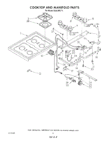 06 - Cooktop And Manifold parts for Whirlpool Range SS333PETT1 from AppliancePartsPros.com
