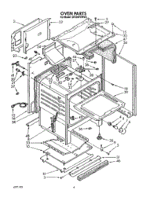 05 - Oven parts for Whirlpool Range SF386PEWW3 from AppliancePartsPros.com