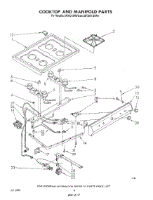 06 - Cooktop And Manifold , Literature And Optional parts for Whirlpool Range SF3001SRW4 from AppliancePartsPros.com