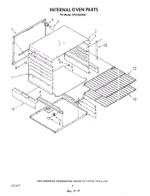 04 - Internal Oven parts for Whirlpool Range SF5340ERW7 from AppliancePartsPros.com