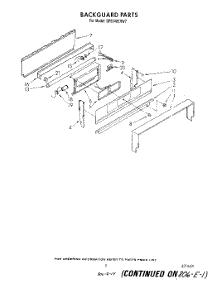 05 - Backguard parts for Whirlpool Range SF5340ERW7 from AppliancePartsPros.com