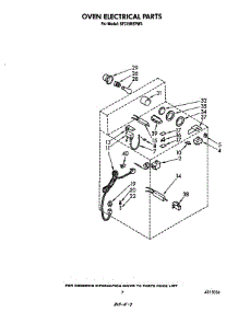 Oven Electrical parts for Whirlpool Range SF375BEPW3 from AppliancePartsPros.com