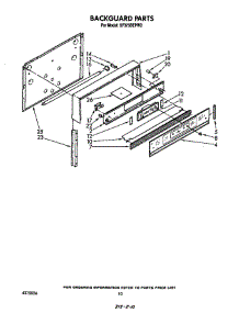 Lit / Optional parts for Whirlpool Range SF375BEPW3 from AppliancePartsPros.com