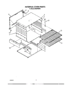 03 - Internal Oven parts for Whirlpool Range SE950PERW9 from AppliancePartsPros.com