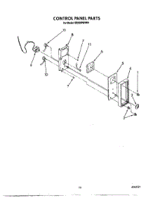 10 - Control Panel parts for Whirlpool Range SE950PERW9 from AppliancePartsPros.com
