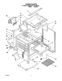 04 - Oven parts for Whirlpool Range SF302BEAW2 from AppliancePartsPros.com