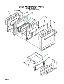 04 - Door And Drawer parts for Whirlpool Range SF397PEYQ1 from AppliancePartsPros.com