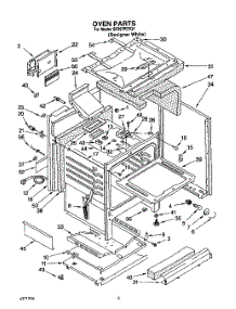 05 - Oven parts for Whirlpool Range SF397PEYQ1 from AppliancePartsPros.com