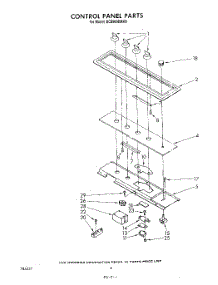 05 - Control Panel parts for Whirlpool Cooktop SC8900EMH0 from AppliancePartsPros.com