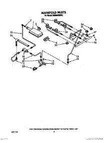 04 - Manifold parts for Whirlpool Range SM988PESW3 from AppliancePartsPros.com